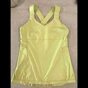 Lululemon built in bra top